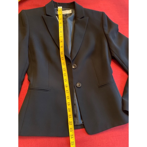 Tahari ASL black tailored lapel suit jacket, 2 - Picture 14 of 15